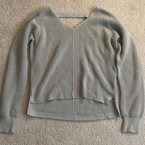 HIPPIE ROSE GREEN WAFFLE KNIT SWEATER